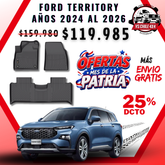 Pisos Calce Perfecto Ford Territory AÑOS 2024 AL 2026