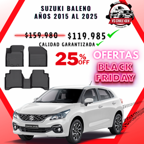 Pisos Calce Perfecto Suzuki Baleno 2015 al 2025