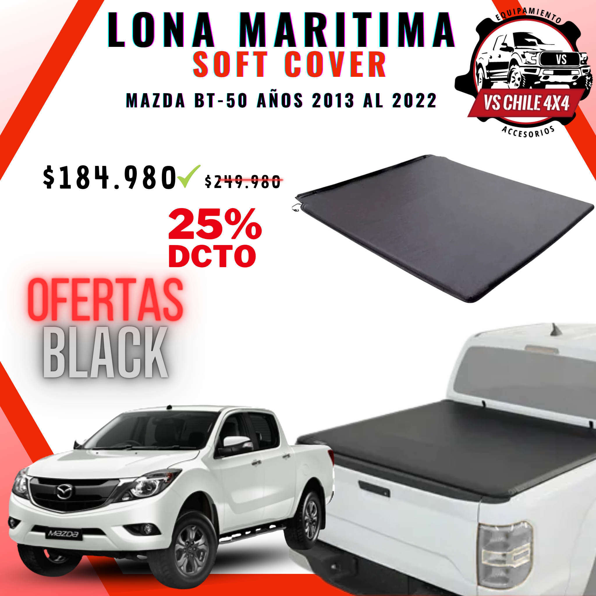 Lona Marítima Mazda BT-50 2013–2022
