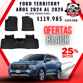 Pisos Calce Perfecto Ford Territory AÑOS 2024 AL 2026