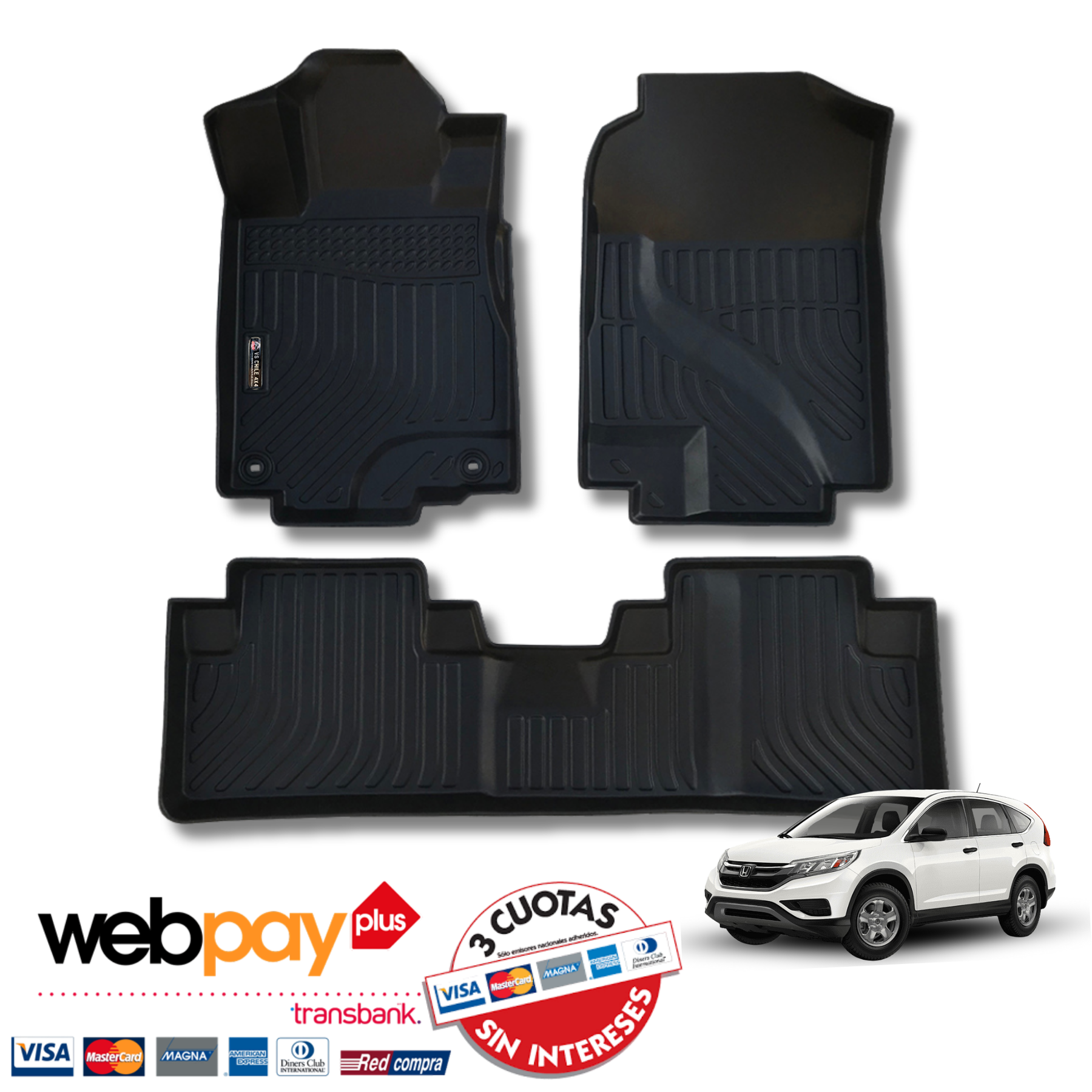 Pisos Calce Perfecto HONDA CRV CR-V años 2012 al 2016