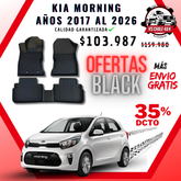 Pisos Calce Perfecto KIA Morning años 2017 al 2026