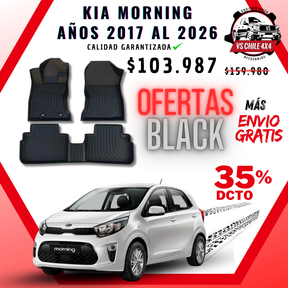 Pisos Calce Perfecto KIA Morning años 2017 al 2026