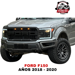 Máscara Estilo Raptor Exclusiva para FORD F150 años 2018 al 2020 Transforma tu Camioneta!