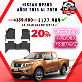 Pisos Calce Perfecto NISSAN NP300 años 2015 al 2020
