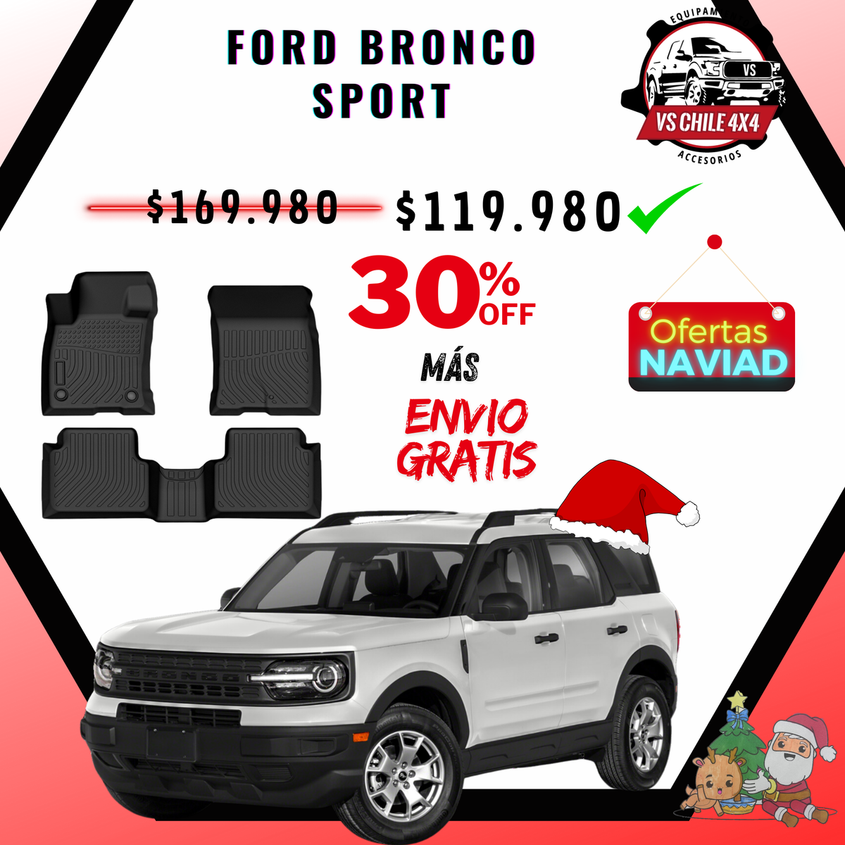 Pisos Calce Perfecto Ford Bronco Sport