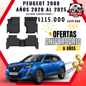 Pisos Calce Perfecto PEUGEOT 2008 años 2020 al 2025