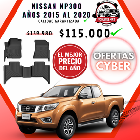 Pisos Calce Perfecto NISSAN NP300 años 2015 al 2020