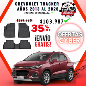 Pisos Calce Perfecto Chevrolet Tracker años 2013 al 2020