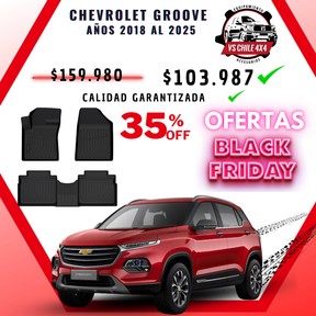 Pisos Calce Perfecto Chevrolet Groove años 2017 al 2025
