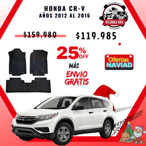 Pisos Calce Perfecto HONDA CRV CR-V años 2012 al 2016