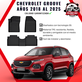 Pisos Calce Perfecto Chevrolet Groove años 2017 al 2025