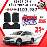 Pisos Calce Perfecto HONDA CRV CR-V años 2012 al 2016