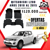 Pisos Calce Perfecto Mitsubishi L200 años 2010 al 2015