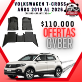 Pisos Calce Perfecto Volkswagen T-Cross (2019 - 2026)