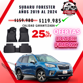 Pisos Calce Perfecto Subaru Forester Años 2019 Al 2024