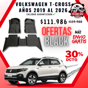Pisos Calce Perfecto Volkswagen T-Cross (2019 - 2026)