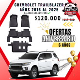 Pisos Calce Perfecto CHEVROLET TRAILBLAZER años 2016 al 2025