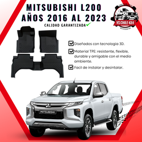 Pisos Calce Perfecto L200 WORK/TRITON / DAKAR años 2016 al 2023