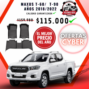 Pisos Calce Perfecto Maxus T60 / T90 Doble Cabina (2018 - 2022)