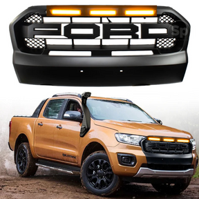 Máscara Estilo Raptor Exclusiva para Ford Ranger T7 años 2016 a 2019 Transforma tu Camioneta!