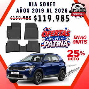 Pisos Calce Perfecto Kia Sonet (2019 - 2026)