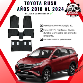 Pisos Calce Perfecto TOYOTA RUSH 2018-2024