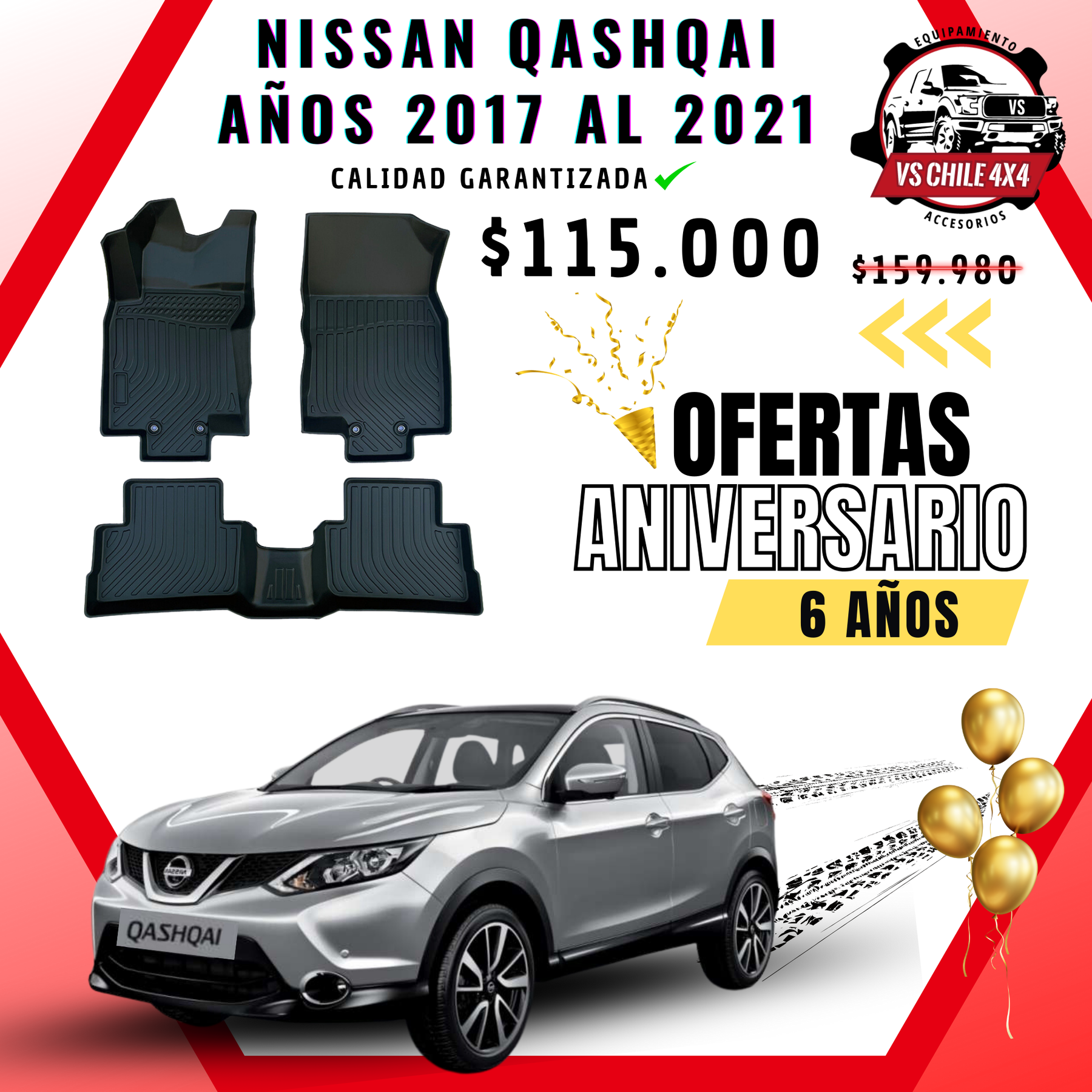 Pisos Calce Perfecto NISSAN QASHQAI   años 2017 al 2021