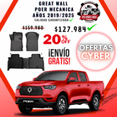 Pisos calce perfecto Great Wall Poer Transmisión Mecánica AÑOS 2019 AL 2025