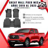 Pisos calce perfecto Great Wall Poer Transmisión Mecánica AÑOS 2019 AL 2025