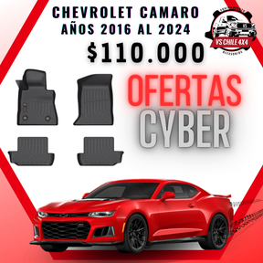 Pisos Calce Perfecto Chevrolet Camaro años 2016 al 2024