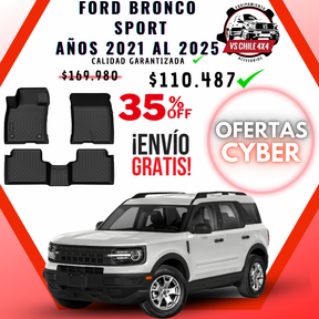 Pisos Calce Perfecto Ford Bronco Sport