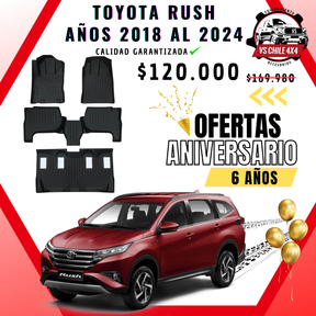 Pisos Calce Perfecto TOYOTA RUSH 2018-2024