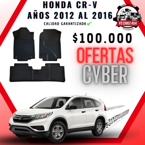 Pisos Calce Perfecto HONDA CRV CR-V años 2012 al 2016