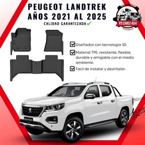 Pisos Calce Perfecto Peugeot Landtrek años 2021 al 2025