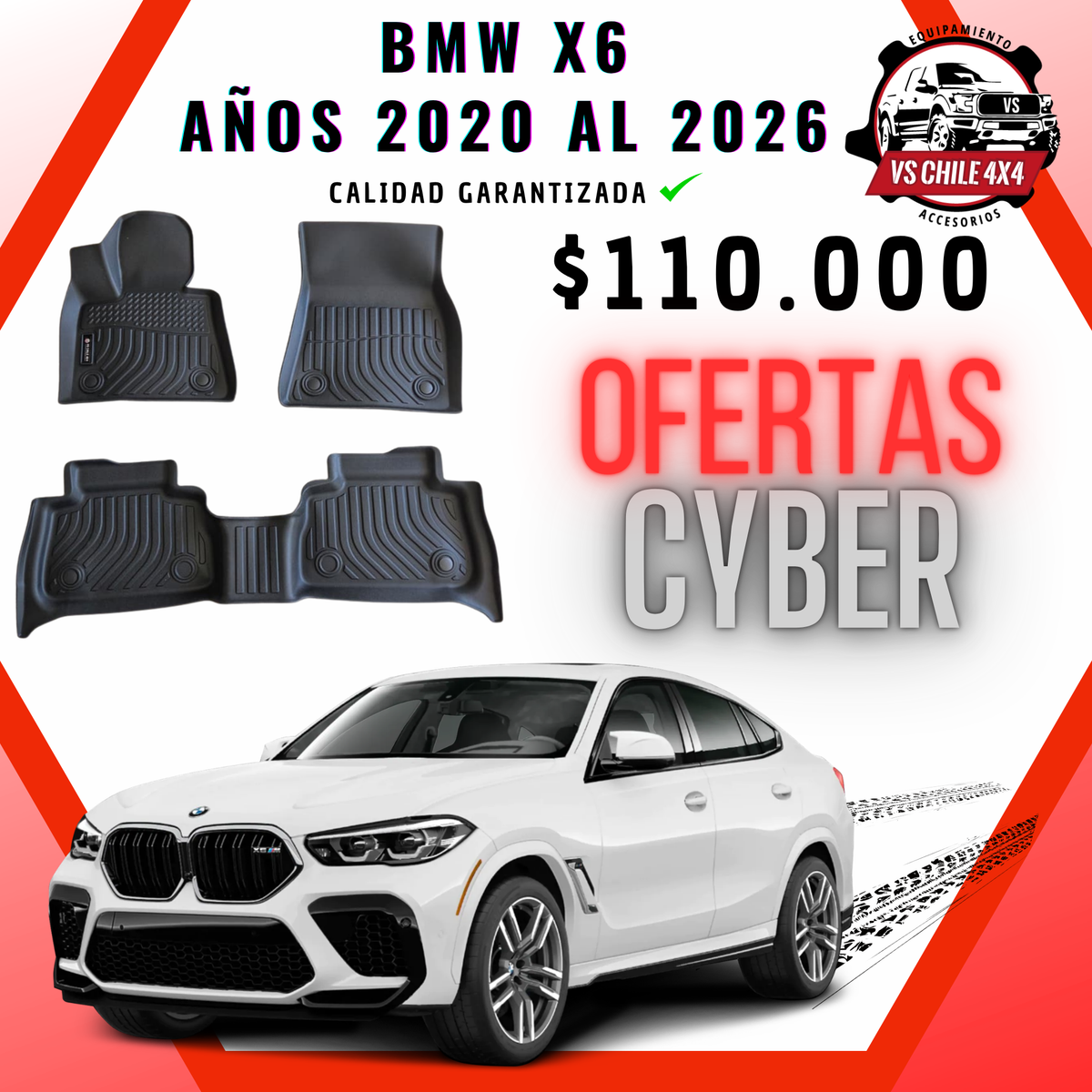 Pisos Calce Perfecto BMW X6 (2020 - 2026)
