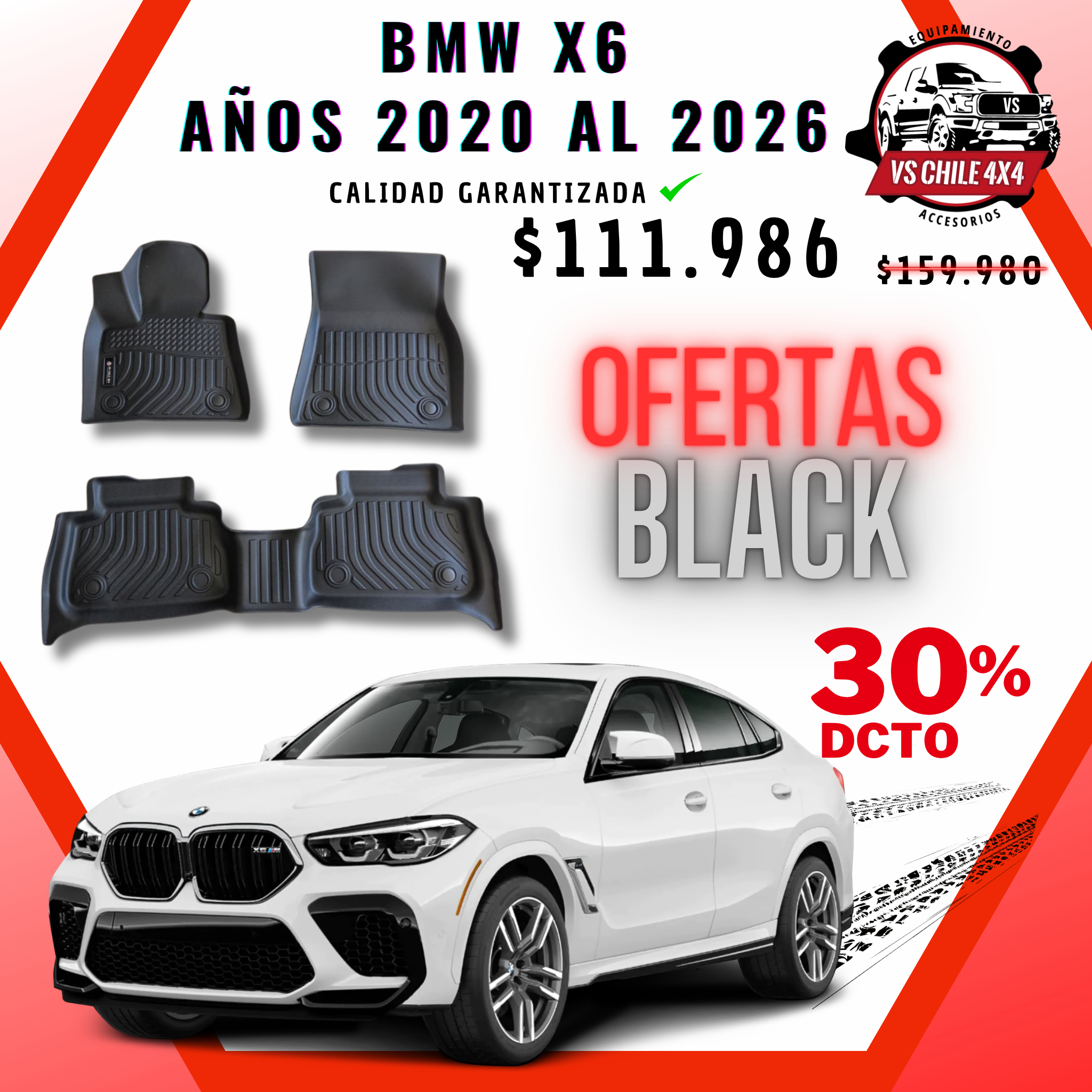 Pisos Calce Perfecto BMW X6 (2020 - 2026)