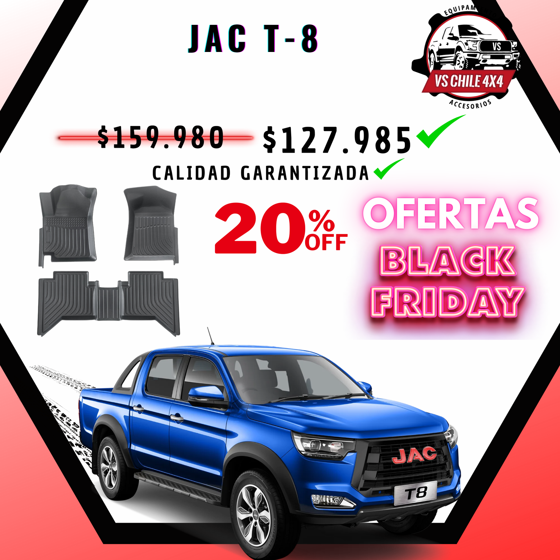 Pisos Calce Perfecto JAC T8