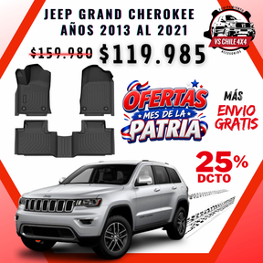 Pisos Calce Perfecto Jeep Grand Cherokee (2013 - 2021)