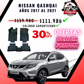 Pisos Calce Perfecto NISSAN QASHQAI   años 2017 al 2021