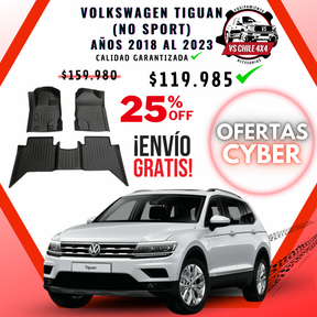 Pisos Calce Perfecto VOLKSWAGEN TIGUAN años 2018 al 2023 (No Sport)