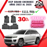 Pisos de Calce Perfecto para Jeep Grand Cherokee 2022 a 2025 (2 Filas)