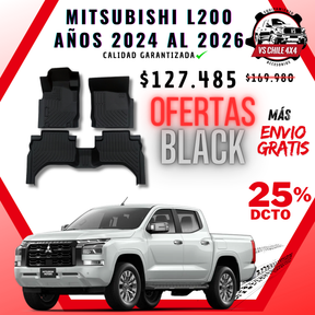 Pisos Calce Perfecto Mitsubishi L200 Doble Cabina (2024 - 2026)