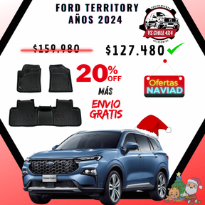 Pisos Calce Perfecto Ford Territory AÑOS 2024 AL 2025