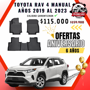 Pisos Calce Perfecto Toyota RAV 4 / Rav4 Manual (2019 - 2023)