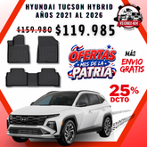 Pisos Calce Perfecto Hyundai Tucson Híbrida 2021 al 2026