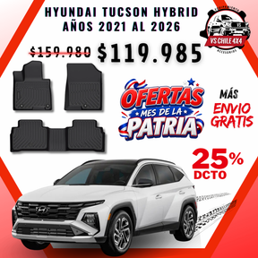 Pisos Calce Perfecto Hyundai Tucson Híbrida 2021 al 2026