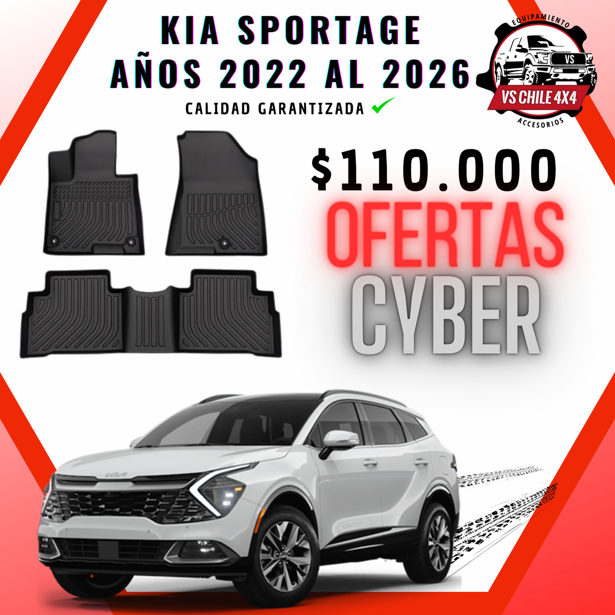 Pisos Calce Perfecto Kia Sportage (2022 - 2026)