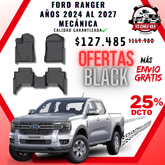 Pisos Calce Perfecto Ford Ranger T9 (2024 - 2027) Mecanica