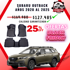 🛻Pisos Calce Perfecto Subaru Outback 2020 al 2025